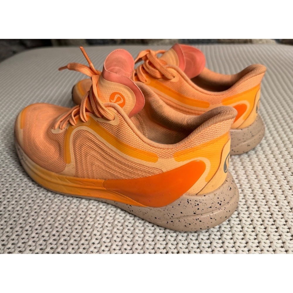 Lululemon Blissfeel 2 Running Shoes Womens 10 Orange Flare Speckled